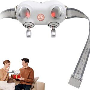 SKG H7 MAX Neck Massager Pain Relief Deep Tissue with Heat Cordless 4d